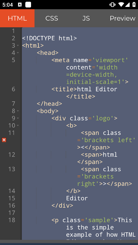 html editor编辑器手机版截图2