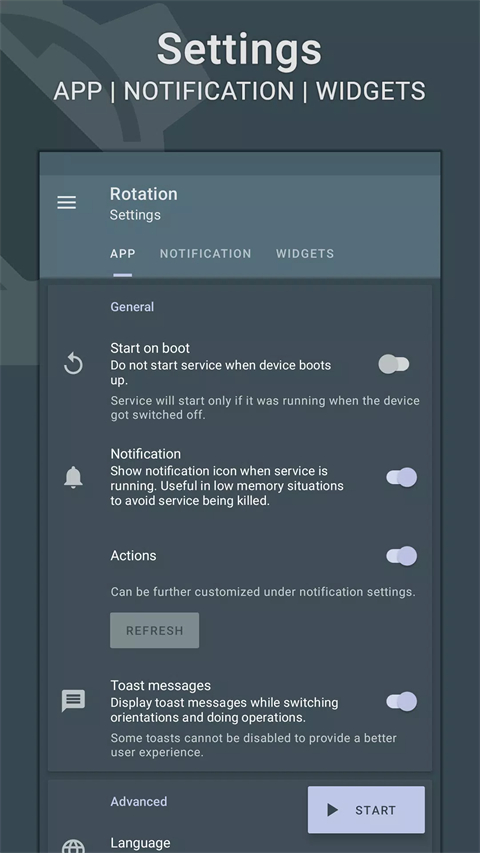 屏幕方向管理器Rotation官方版截图1