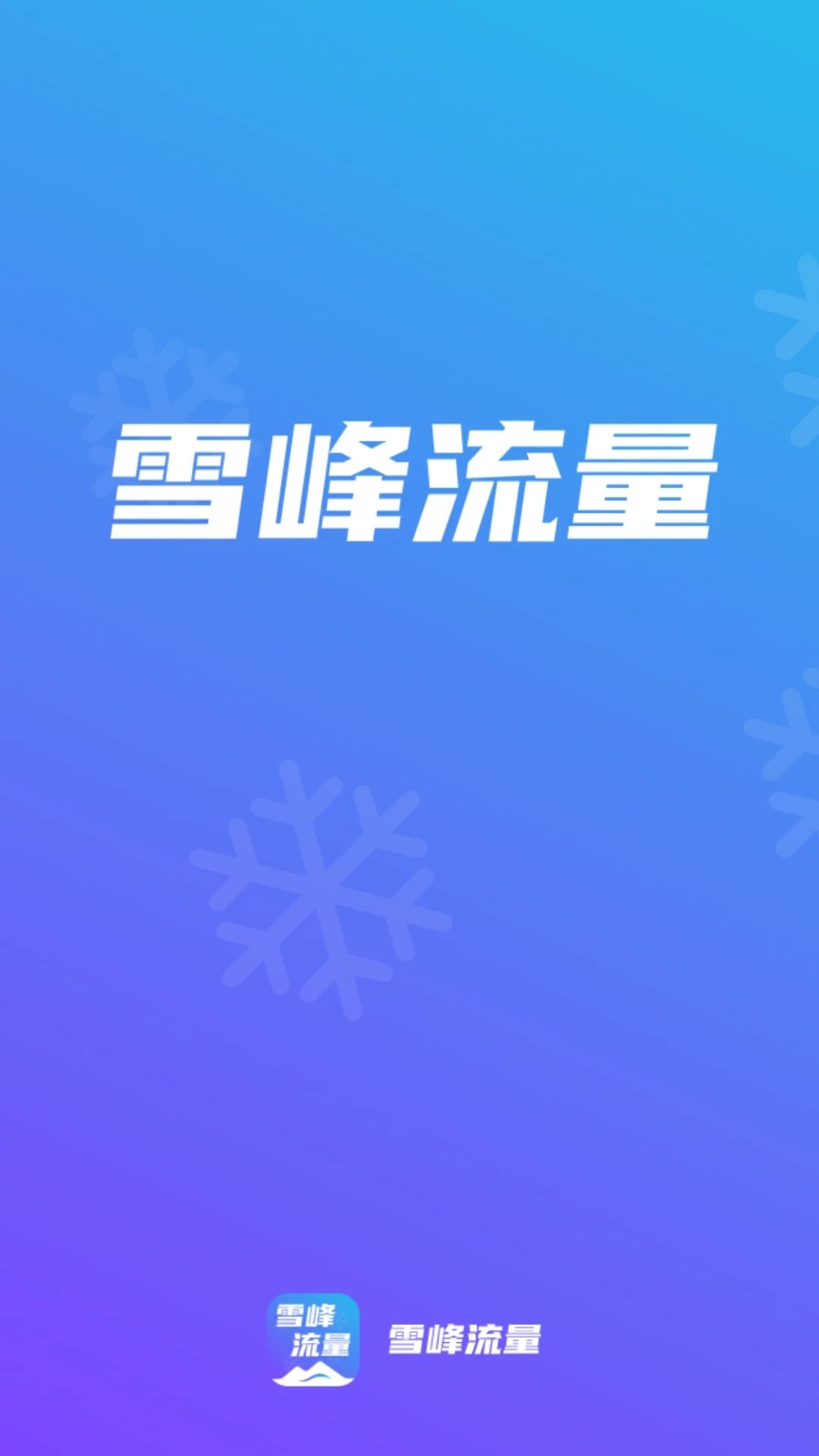雪峰流量截图1