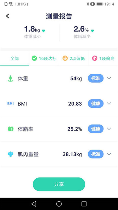 品麦云康体脂秤app截图2