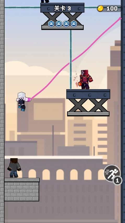 像素蜘蛛超人游戏截图1