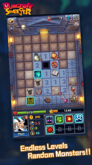 扫雷无尽地牢最新版(Minesweeper Endless Dungeon)截图3