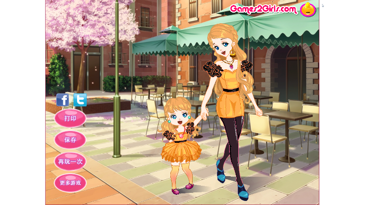 母女换装秀游戏截图1