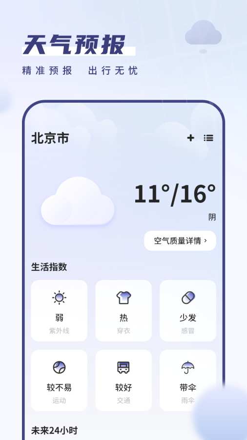 都市天气app截图3
