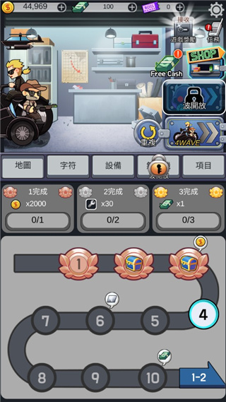 僵尸防御尸速摩托游戏(Zombie Defence)截图1