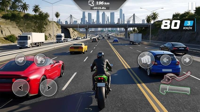 摩托追逐3D游戏截图1