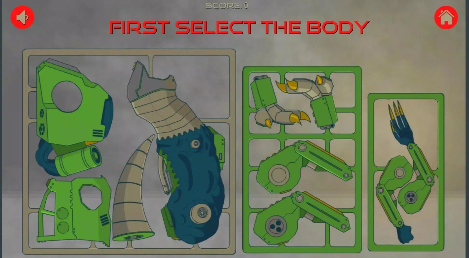 恐龙机器人建造者游戏截图2