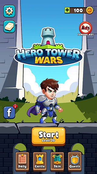 英雄塔战争官方版(Hero Tower War)截图1