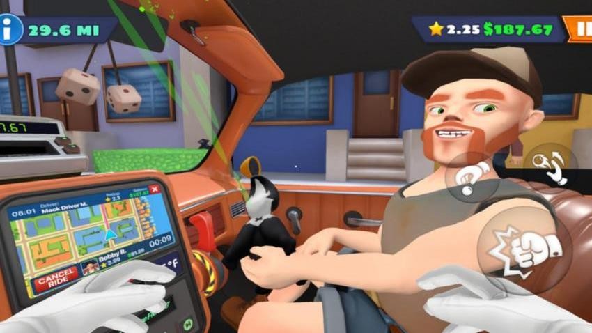 真实出租车驾驶游戏截图1