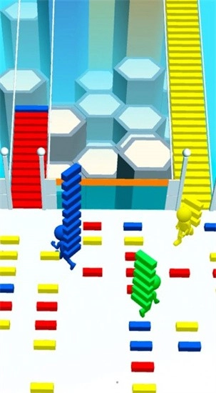 香肠人搭桥模拟游戏截图3