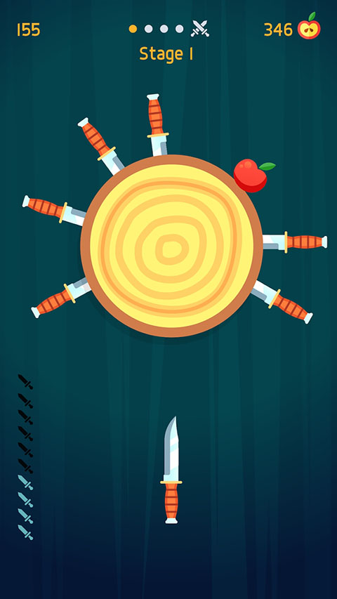 飞刀打击(Knife Hit)游戏截图3