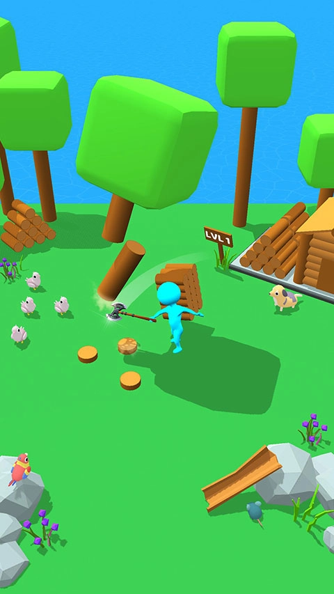 伐木小岛游戏截图5