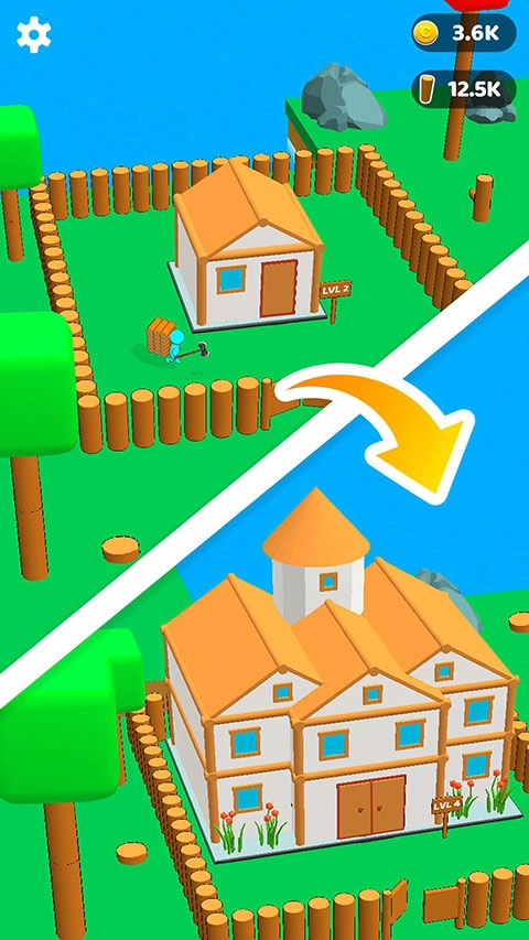 伐木小岛游戏截图1