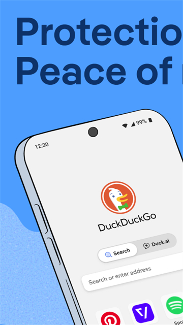 DuckDuckGo搜索引擎截图1
