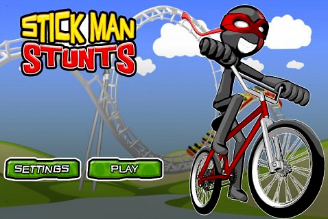 火柴人特技摩托游戏截图3