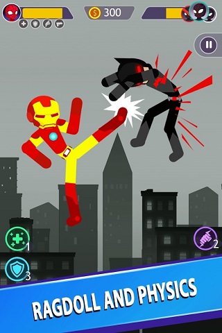 火柴人之战超级影子官方版(Stickman Battle)截图2