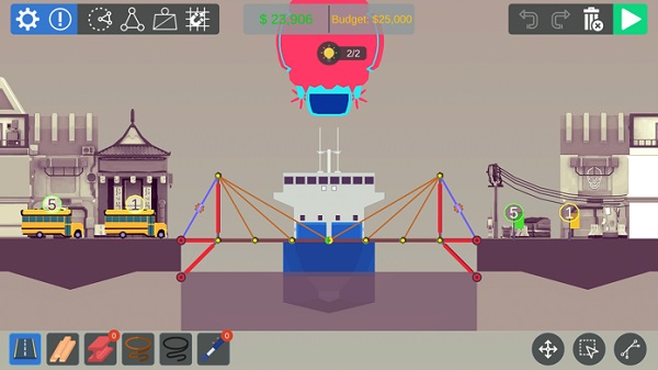 司机死活关我屁事造桥游戏(Bad Bridge)截图3