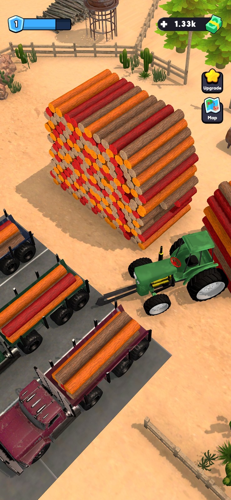 伐木工砍手游戏截图2