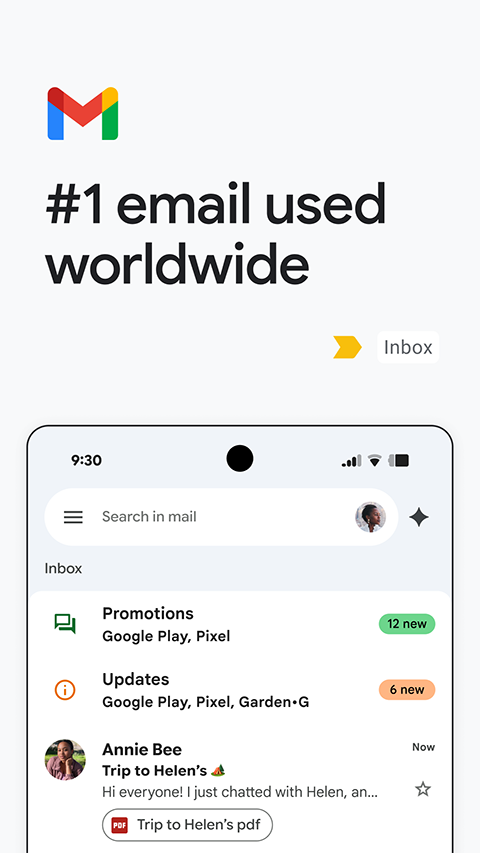 谷歌邮箱App截图3