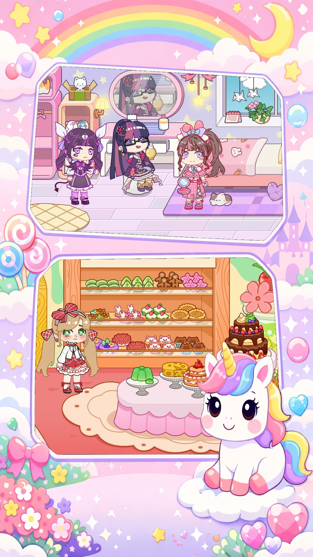 独角兽小镇幻想生活游戏截图2